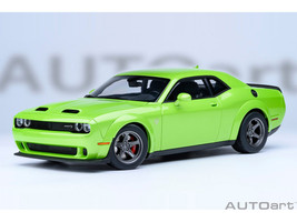 2023 Dodge Challenger SRT Super Stock Sublime Green 1/18 Model Car Autoart 71769