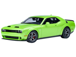2023 Dodge Challenger SRT Super Stock Sublime Green 1/18 Model Car Autoart 71769
