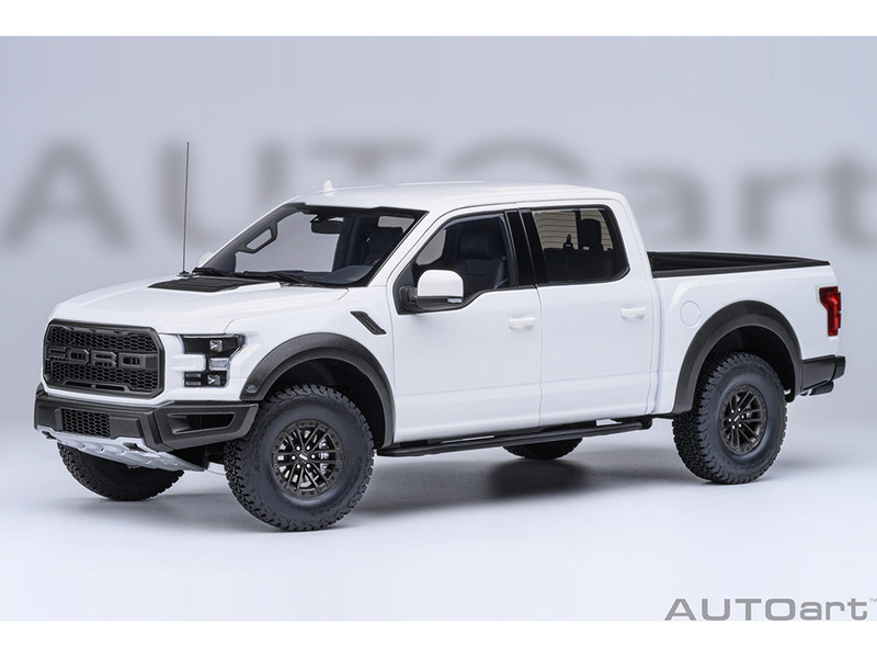 2019 Ford F 150 Raptor Pickup Truck Oxford White 1/18 Model Car Autoart 72946