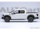 2019 Ford F 150 Raptor Pickup Truck Oxford White 1/18 Model Car Autoart 72946