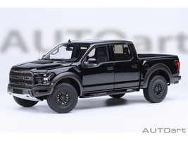 2019 Ford F 150 Raptor Pickup Truck Agate Black 1/18 Model Car Autoart 72947