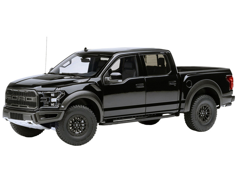 2019 Ford F 150 Raptor Pickup Truck Agate Black 1/18 Model Car Autoart 72947