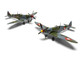 Level 2 Model Kit Supermarine Spitfire Mk IXe Fighter Aircraft with 3 Scheme Options 1/48 Plastic Model Kit Airfix AIRA05144F