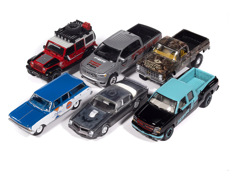Big Country Collectibles 2025 Release 1 Set of 6 pieces 1/64 Diecast Model Cars Auto World AWBC003