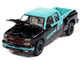 2006 Chevrolet Silverado Pickup Truck Polaris RZR Black and Blue Big Country Collectibles 2025 Series 1/64 Diecast Model Car Auto World AWBC003-AWSP203