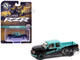 2006 Chevrolet Silverado Pickup Truck Polaris RZR Black and Blue Big Country Collectibles 2025 Series 1/64 Diecast Model Car Auto World AWBC003-AWSP203