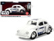 1959 Volkswagen Beetle R2 D2 Livery White with Graphics Star Wars Franchise Hollywood Rides Series 1/32 Diecast Model Car Jada 36982