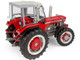 Massey Ferguson 1080 4WD Tractor with PEKO Cabin Red with Gray Top 1/32 Diecast Model Universal Hobbies UH6481