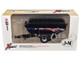J&M 1112 X Tended Reach Patriotic Grain Cart with Dual Wheels Black 1/64 Diecast Model SpecCast JMM029