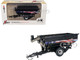 J&M 1112 X Tended Reach Patriotic Grain Cart with Dual Wheels Black 1/64 Diecast Model SpecCast JMM029