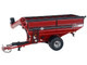 J&M 1112 X Tended Reach Grain Cart with Wheels Red 1/64 Diecast Model SpecCast JMM032