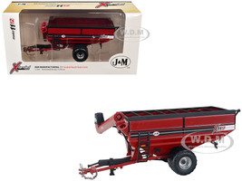 J&M 1112 X Tended Reach Grain Cart with Wheels Red 1/64 Diecast Model SpecCast JMM032