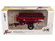 J&M 1112 X Tended Reach Grain Cart with Wheels Red 1/64 Diecast Model SpecCast JMM032