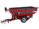 J&M 1112 X Tended Reach Grain Cart with Dual Wheels Red 1/64 Diecast Model SpecCast JMM033