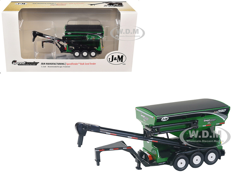 J&M SpeedTender LC 390 Bulk Seed Tender Green 1/64 Diecast Model SpecCast JMM034