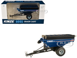 Kinze 1051 Grain Cart with Flotation Tires Blue 1/64 Diecast Model SpecCast KZE1339