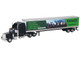 Peterbilt 379 Sleeper Cab with Trailer Fendt Grow Bold Black 1/64 Diecast Model SpecCast SCT997