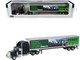 Peterbilt 379 Sleeper Cab with Trailer Fendt Grow Bold Black 1/64 Diecast Model SpecCast SCT997
