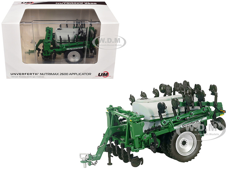 Unverferth NutriMax 2600 Applicator with Dual Wheels Green 1/64 Diecast Model SpecCast UBC075