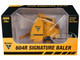 Vermeer 604R Signature Baler Yellow with Bale 1/64 Diecast Model SpecCast VMR007