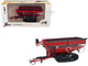 J&M 1112 X Tended Reach Grain Cart with Tracks Red 1/64 Diecast Model SpecCast JMM010