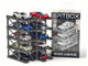 Modular Diecast 3D Parking Rack Display Stand Set of 10 Racks for 1/64 Scale Model Cars Pitbox 720008