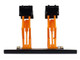 Automotive Double Scissor Lift Black and Orange Double Scissor Lifts Series 2 1/64 Diecast Model Greenlight 16220A