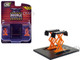 Automotive Double Scissor Lift Black and Orange Double Scissor Lifts Series 2 1/64 Diecast Model Greenlight 16220A
