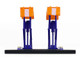 Automotive Double Scissor Lift Union 76 Orange and Blue Double Scissor Lifts Series 2 1/64 Diecast Model Greenlight 16220B