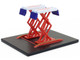 Automotive Double Scissor Lift Chevron White and Red Double Scissor Lifts Series 2 1/64 Diecast Model Greenlight 16220C Automotive Double Scissor Lift Chevron White and Red Double Scissor Lifts Series 2 1/64 Diecast Model Greenlight 16220C