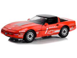 1988 Chevrolet Corvette C4 #1 Malcolm Konner Corvette Challenge Race Car Red with Black Top 1/18 Diecast Model Car Greenlight 13645