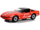 1988 Chevrolet Corvette C4 #1 Malcolm Konner Corvette Challenge Race Car Red with Black Top 1/18 Diecast Model Car Greenlight 13645
