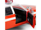 1987 Chevrolet Caprice 9C1 FDNY The Official Fire Department City of New York Red with White Top and Stripes Artisan Collection 1/18 Diecast Model Car Greenlight 19141