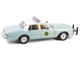 1987 Chevrolet Caprice 9C1 US Border Patrol Light Green with White Top Artisan Collection 1/18 Diecast Model Car Greenlight 19142