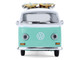 1971 Volkswagen Type 2 Van Seafoam Green and White with Surfboards and Teardrop Trailer Hitch & Tow Series 33 1/64 Diecast Model Cars Greenlight 32330B