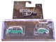 1971 Volkswagen Type 2 Van Seafoam Green and White with Surfboards and Teardrop Trailer Hitch & Tow Series 33 1/64 Diecast Model Cars Greenlight 32330B