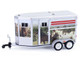 Horse Trailer Silver with Custom Horse Wrap Down on the Farm Series 11 1/64 Diecast Model Greenlight 48110F
