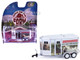 Horse Trailer Silver with Custom Horse Wrap Down on the Farm Series 11 1/64 Diecast Model Greenlight 48110F