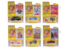 Garbage Pail Kids Series #8 Set of 6 pieces 1/64 Diecast Models Greenlight 54120SET