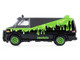 1983 GMC Vandura Van Gray Metallic and Black with Green Slime Graphics Petey Da Fool Garbage Pail Kids Series 8 1/64 Diecast Model Car Greenlight 54120A