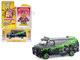 1983 GMC Vandura Van Gray Metallic and Black with Green Slime Graphics Petey Da Fool Garbage Pail Kids Series 8 1/64 Diecast Model Car Greenlight 54120A