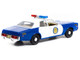 1975 Plymouth Fury Osage County Sheriff Blue and White 1/24 Diecast Model Car Greenlight 84105 1975 Plymouth Fury Osage County Sheriff Blue and White 1/24 Diecast Model Car Greenlight 84105