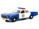 1975 Plymouth Fury Osage County Sheriff Blue and White 1/24 Diecast Model Car Greenlight 84105 1975 Plymouth Fury Osage County Sheriff Blue and White 1/24 Diecast Model Car Greenlight 84105