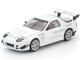 Mazda RX7 FC3S RE Amemiya RHD Right Hand Drive White 1/64 Diecast Model Car Pop Race PR640260
