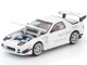 Mazda RX7 FC3S RE Amemiya RHD Right Hand Drive White 1/64 Diecast Model Car Pop Race PR640260