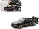 Pandem S13 RHD Right Hand Drive Black with Gold Accents 1/64 Diecast Model Car Pop Race PR640289