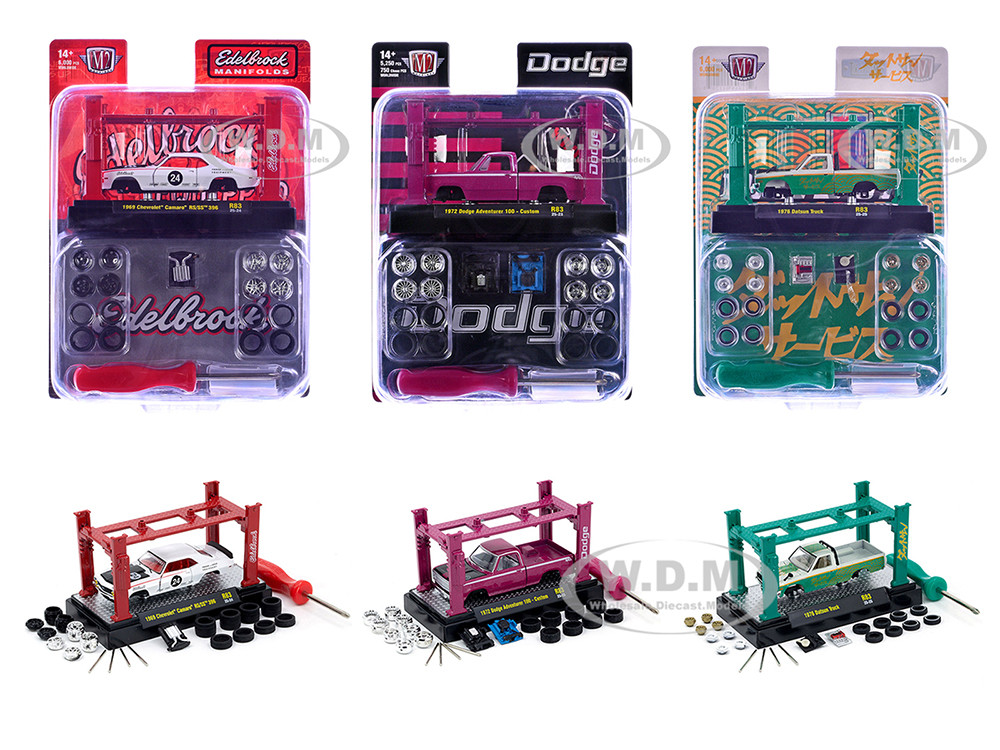 Model Kit 3 piece Car Set Release #83 Limited Edition to 6000