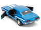 1969 Chevrolet Camaro Blue Metallic with White Stripes 2 Fast 2 Furious 2003 Movie Fast & Furious Series 1/32 Diecast Model Car Jada 34443