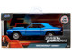 1969 Chevrolet Camaro Blue Metallic with White Stripes 2 Fast 2 Furious 2003 Movie Fast & Furious Series 1/32 Diecast Model Car Jada 34443