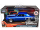 1969 Chevrolet Camaro Blue Metallic with White Stripes 2 Fast 2 Furious 2003 Movie Fast & Furious Series 1/32 Diecast Model Car Jada 34443